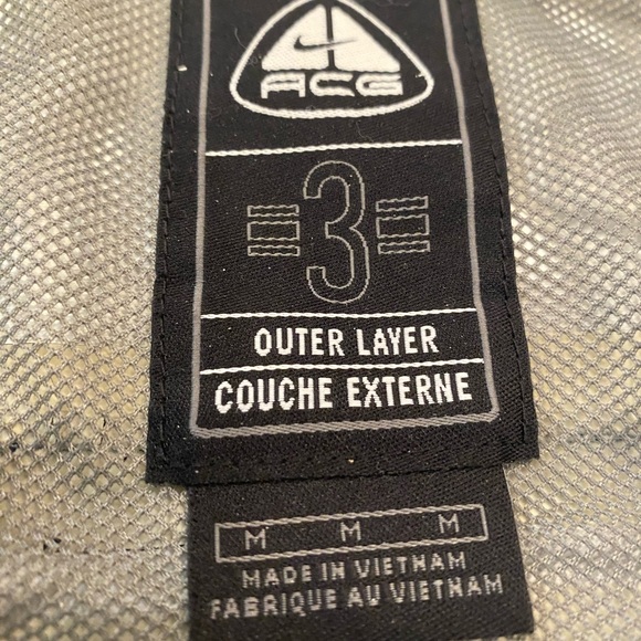 Vintage Nike ACG 3 Outer Layer Rain Jacket 2 Tone Blue Sz M - Picture 13 of 16